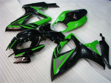 Verde Preto Carenagem GSXR 600 / 750 K8 2008-2010