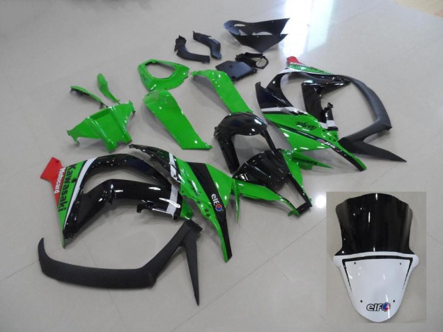 Verde & Preto Carenagem & Plástico ZX10R 2011-2015