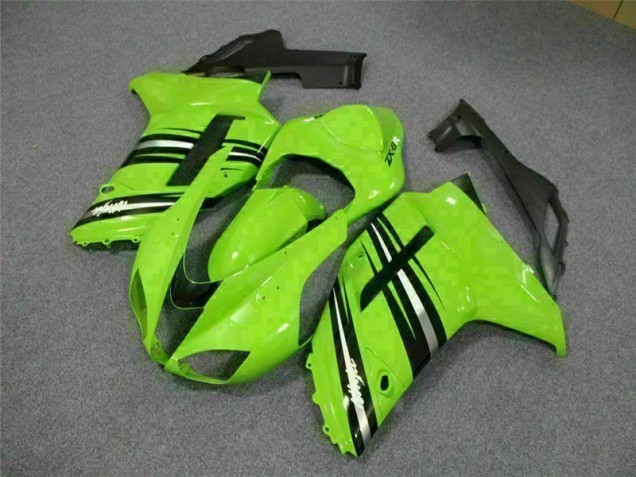 Verde Preto Carenagem & Plástico ZX6R 2007-2008 Verde Preto Carenagem & Plástico ZX6R 2007-2008