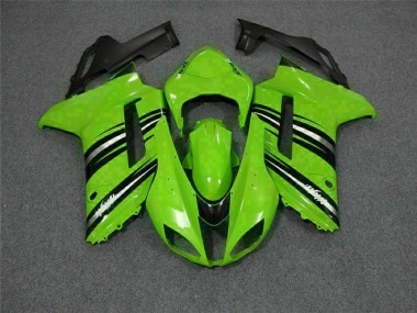 Verde Preto Carenagem & Plástico ZX6R 2007-2008