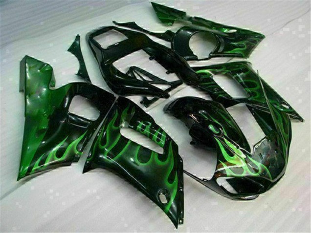 Verde Preto Carenagem R6 1998-2002 Verde Preto Carenagem R6 1998-2002