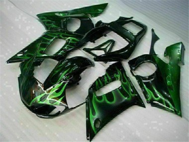 Verde Preto Carenagem R6 1998-2002