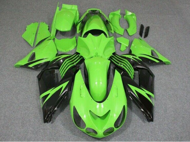 Verde Preto Carenagem ZX14R ZZR 1400 2006-2011