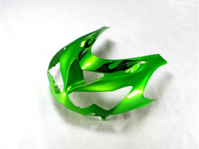 Verde Preto Carenagem ZX14R ZZR 1400 2012-2021 Verde Preto Carenagem ZX14R ZZR 1400 2012-2021