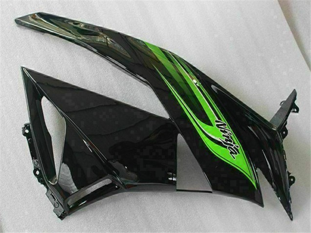 Verde Preto Carroçaria ZX6R 2009-2012 Verde Preto Carroçaria ZX6R 2009-2012