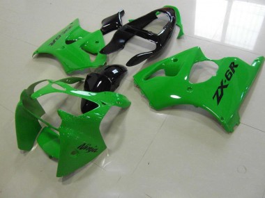 Verde Preto Cauda Carenagem ZX6R 2000-2002
