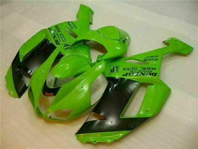 Verde Preto Dunlop Carenagem ZX6R 2007-2008