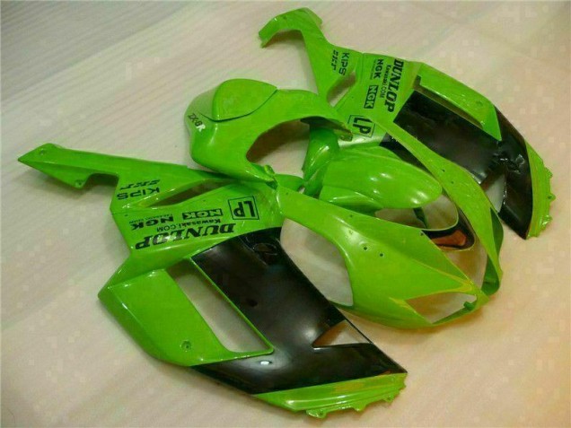 Verde Preto Dunlop Carenagem ZX6R 2007-2008