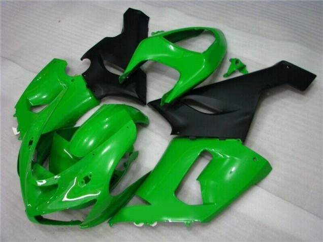 Verde Preto Fosco Carenagem ZX6R 2005-2006