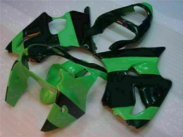 Verde Preto Injeção Kit Carenagem ZX6R 2000-2002 Verde Preto Injeção Kit Carenagem ZX6R 2000-2002