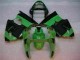 Verde Preto Injeção Kit Carenagem ZX6R 2000-2002 Verde Preto Injeção Kit Carenagem ZX6R 2000-2002