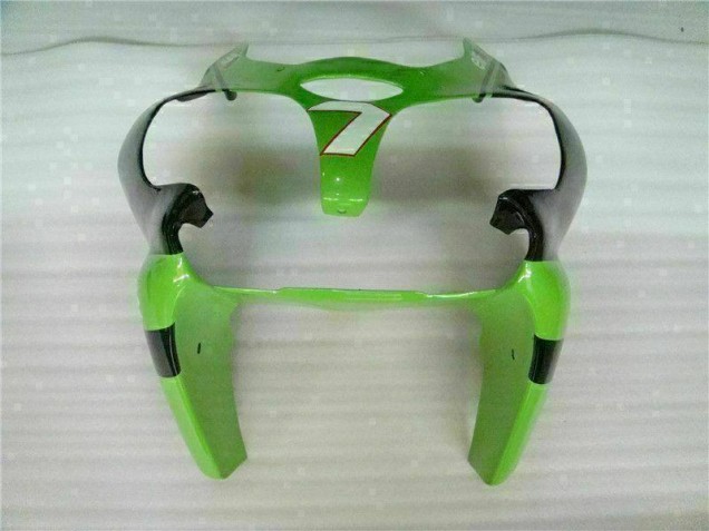 Verde Preto Injeção Kit Carenagem ZX6R 2000-2002 Verde Preto Injeção Kit Carenagem ZX6R 2000-2002