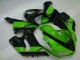 Verde Preto Injeção Kit Carenagem ZX6R 2005-2006