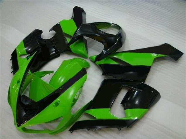 Verde Preto Injeção Kit Carenagem ZX6R 2005-2006