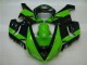 Verde Preto Injeção Kit Carenagem ZX6R 2005-2006