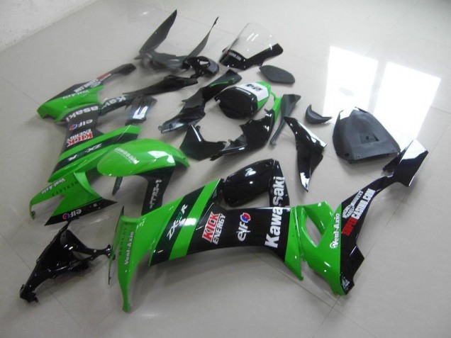 Verde Preto Kick Carenagem ZX10R 2008-2010