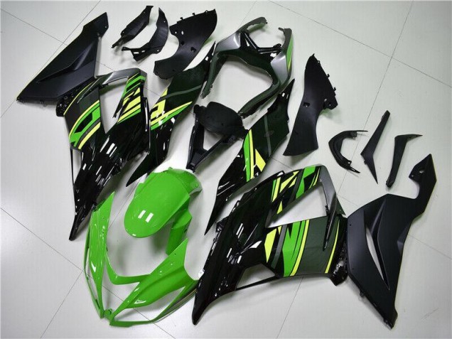 Verde Preto Kits Carenagem ZX6R 2013-2018