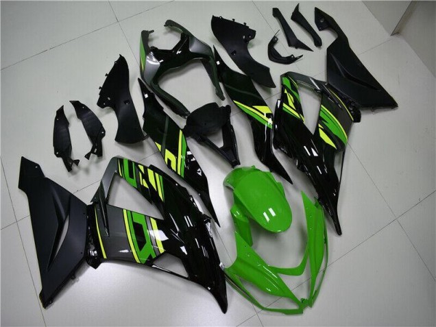 Verde Preto Kits Carenagem ZX6R 2013-2018