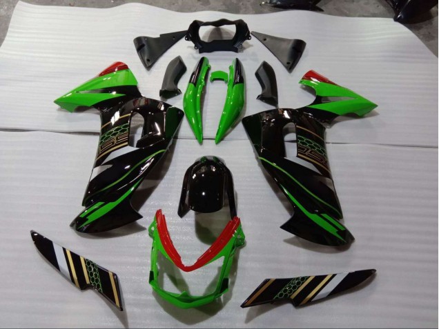 Verde Preto Kits Completo Carenagem EX650 2009-2011