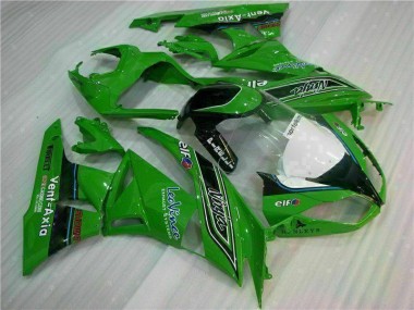Verde Preto LeoVince Carenagem ZX6R 2009-2012