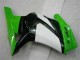 Verde Preto Ninja Abs Plástico EX250 2008-2012