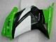 Verde Preto Ninja Abs Plástico EX250 2008-2012