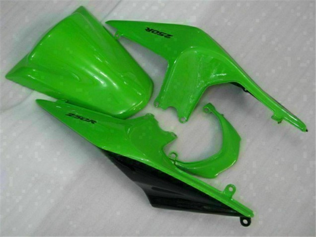 Verde Preto Ninja Abs Plástico EX250 2008-2012