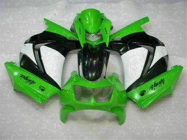 Verde Preto Ninja Abs Plástico EX250 2008-2012