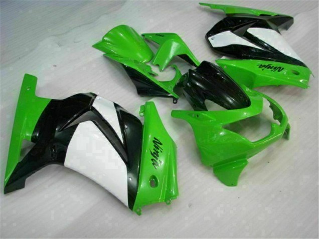Verde Preto Ninja Kits Completo Carenagem EX250 2008-2012 Verde Preto Ninja Kits Completo Carenagem EX250 2008-2012