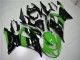 Verde Preto Plásticos ZX6R 2013-2018 Verde Preto Plásticos ZX6R 2013-2018