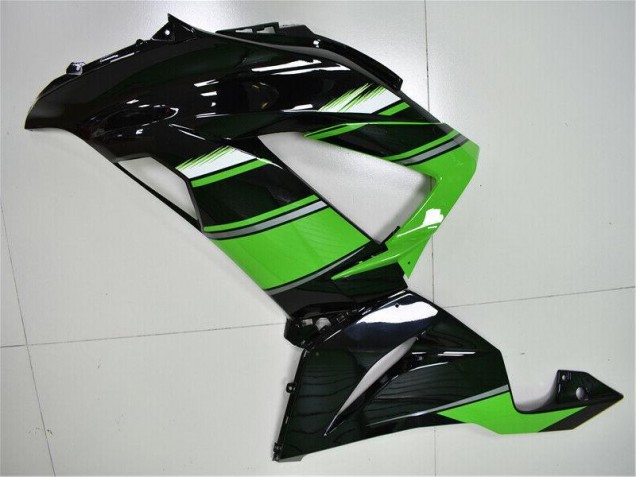 Verde Preto Plásticos ZX6R 2013-2018 Verde Preto Plásticos ZX6R 2013-2018