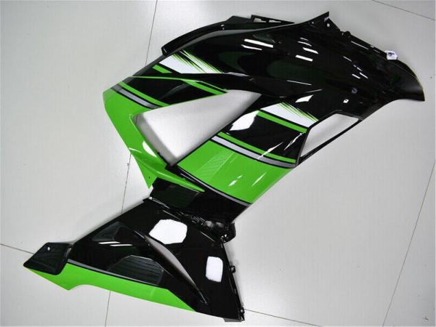 Verde Preto Plásticos ZX6R 2013-2018 Verde Preto Plásticos ZX6R 2013-2018
