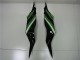 Verde Preto Plásticos ZX6R 2013-2018 Verde Preto Plásticos ZX6R 2013-2018