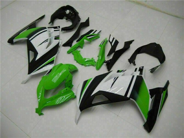 Verde Preto Prata Carenagem EX300 2013-2016 Verde Preto Prata Carenagem EX300 2013-2016