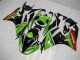 Verde Preto Vermelho Carenagem ZX6R 2009-2012 Verde Preto Vermelho Carenagem ZX6R 2009-2012