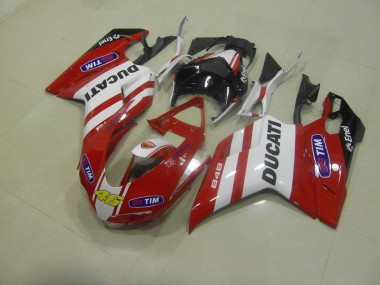 Vermelho 46 Carenagem Ducati 848 1098 1198 2007-2014