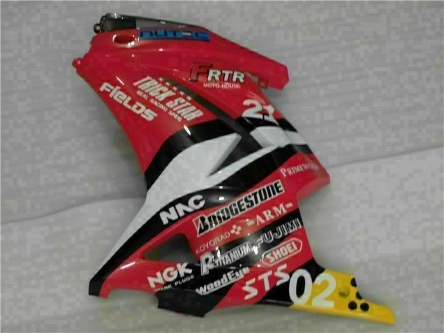 Vermelho Amarelo Carenagem EX250 2008-2012 Vermelho Amarelo Carenagem EX250 2008-2012