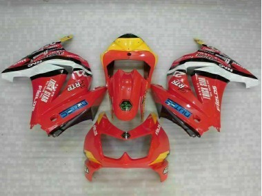 Vermelho Amarelo Carenagem EX250 2008-2012