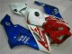 Vermelho Azul Carenagem CBR 1000RR 2004-2005 Vermelho Azul Carenagem CBR 1000RR 2004-2005