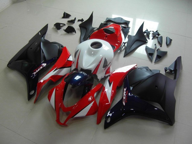 Vermelho Azul Escuro Carenagem CBR 600RR 2009-2012 Vermelho Azul Escuro Carenagem CBR 600RR 2009-2012