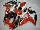 Vermelho Branco Abs Carenagem GSXR 600 / 750 K6 2006-2007