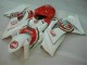 Vermelho Branco Abs Plástico GSXR 1000 K7 2007-2008