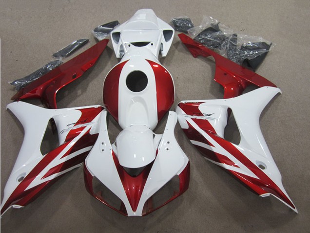 Vermelho Branco Abs Plásticos CBR 1000RR 2006-2007