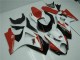 Vermelho Branco Abs Plásticos GSXR 1000 K7 2007-2008