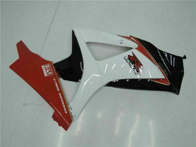 Vermelho Branco Abs Plásticos GSXR 1000 K7 2007-2008