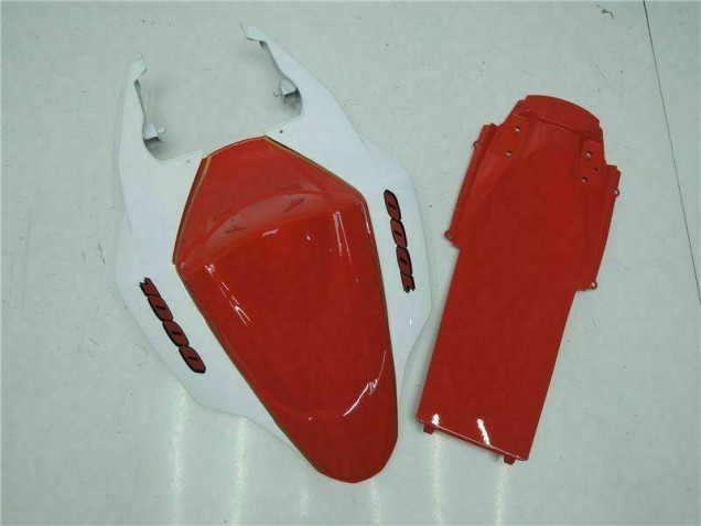 Vermelho Branco Abs Plásticos GSXR 1000 K7 2007-2008