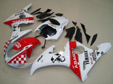 Vermelho Branco Abs Plásticos R6 2003-2005