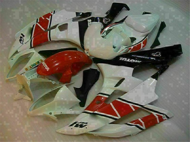 Vermelho Branco Abs Plásticos R6 2006-2007 Vermelho Branco Abs Plásticos R6 2006-2007