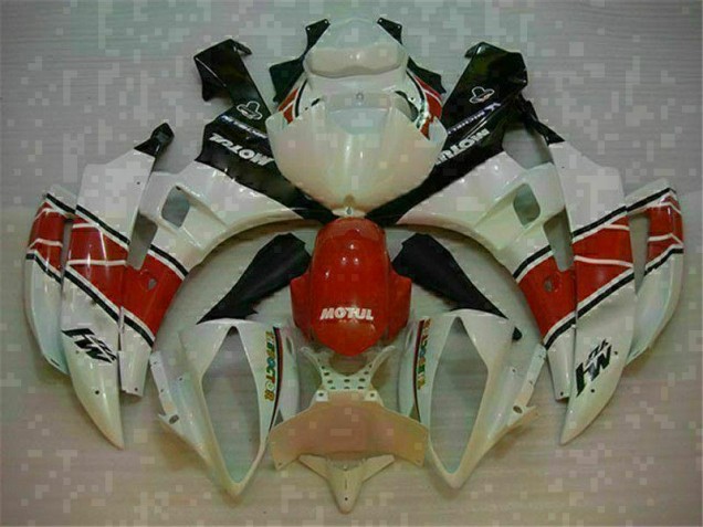Vermelho Branco Abs Plásticos R6 2006-2007 Vermelho Branco Abs Plásticos R6 2006-2007