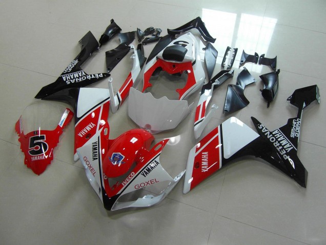 Vermelho Branco Adesivos Carenagem R1 2007-2008 Vermelho Branco Adesivos Carenagem R1 2007-2008